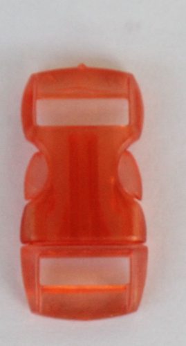 Schnellverschluss - 10 mm - "Jelly Colored" - Orange